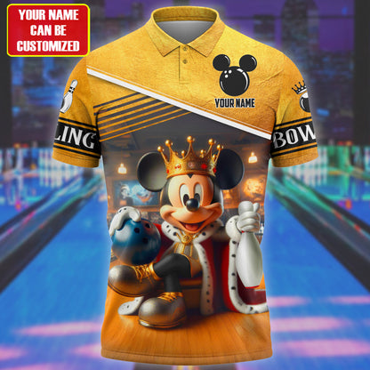 Personalized Name King Mk Bowling All Over Printed Unisex Shirt Q070502