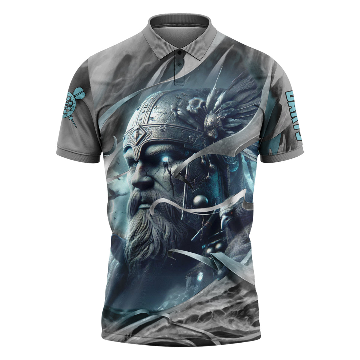 Personalized Name Vikings Odin Darts All Over Printed Unisex Shirt Q070503