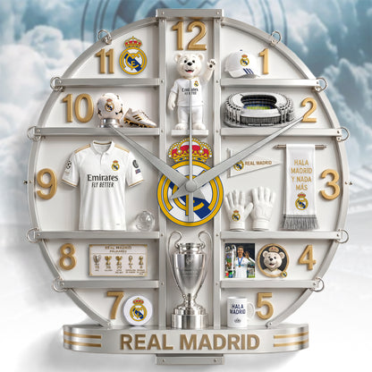 Real CF Home Decorative 3D Visual Effect Acrylic Wall Clock