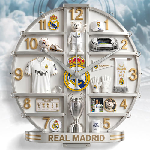 Real CF Home Decorative 3D Visual Effect Acrylic Wall Clock