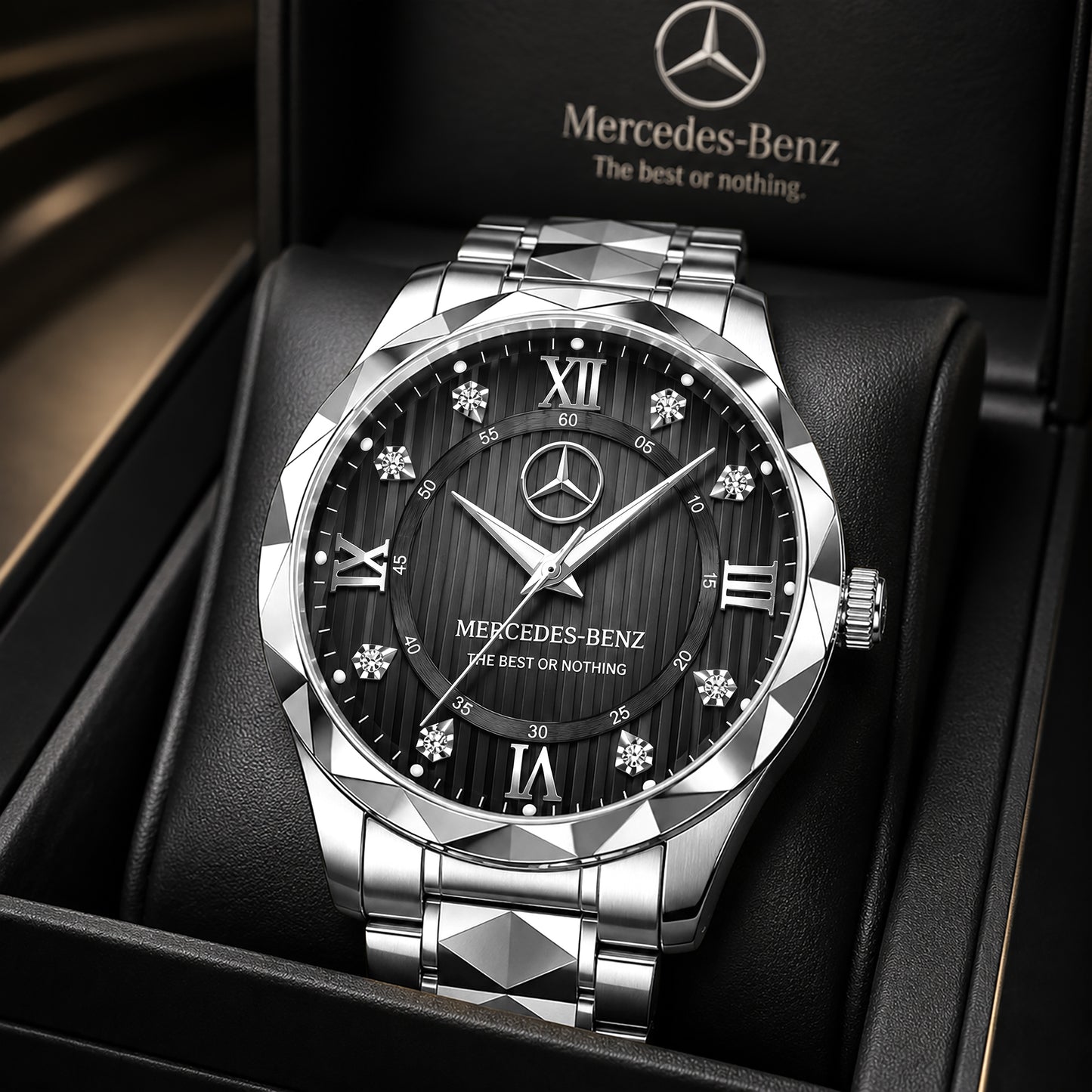 Personalized Merc The Best Or Nothing Premium Luxury Charley Watch