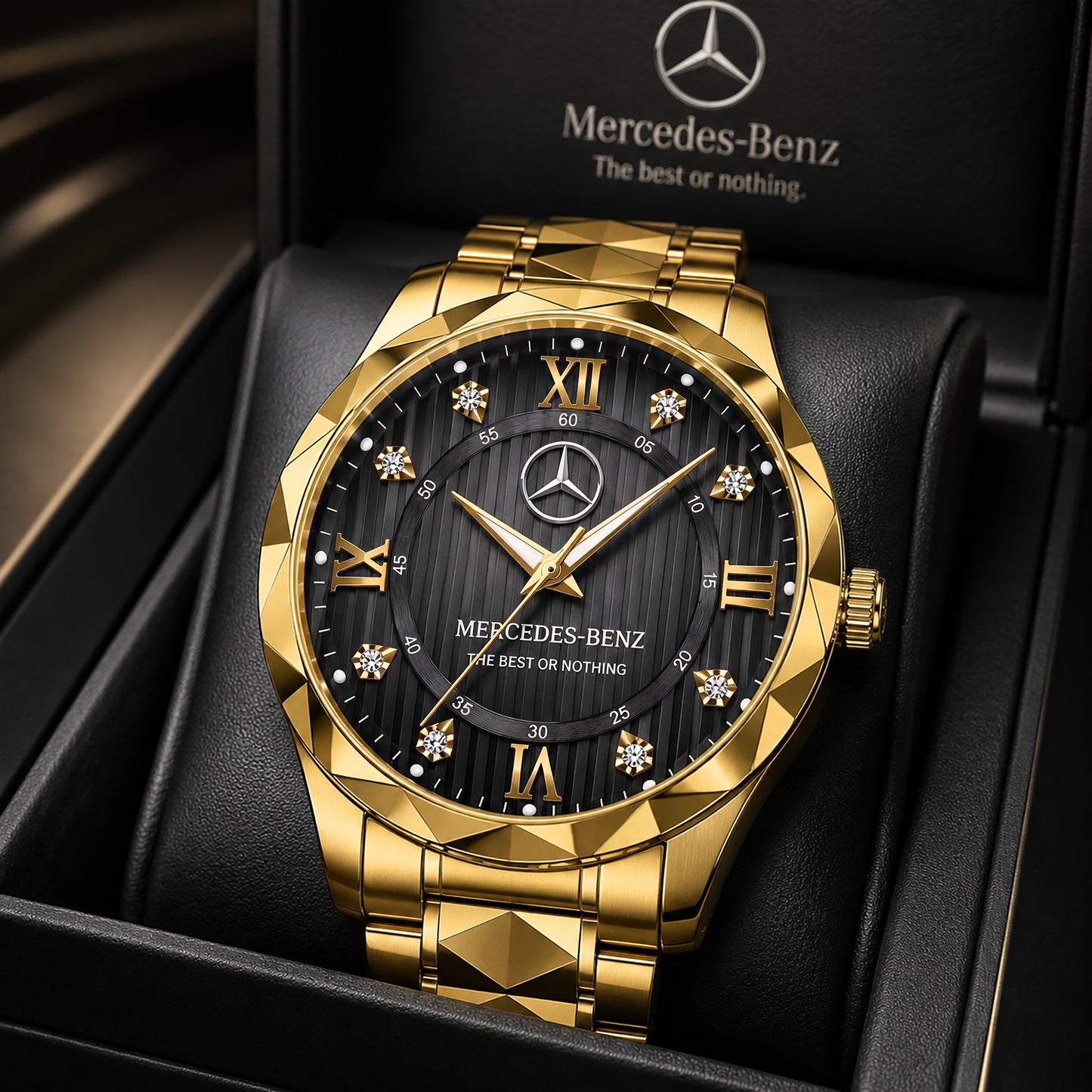 Personalized Merc The Best Or Nothing Premium Luxury Charley Watch