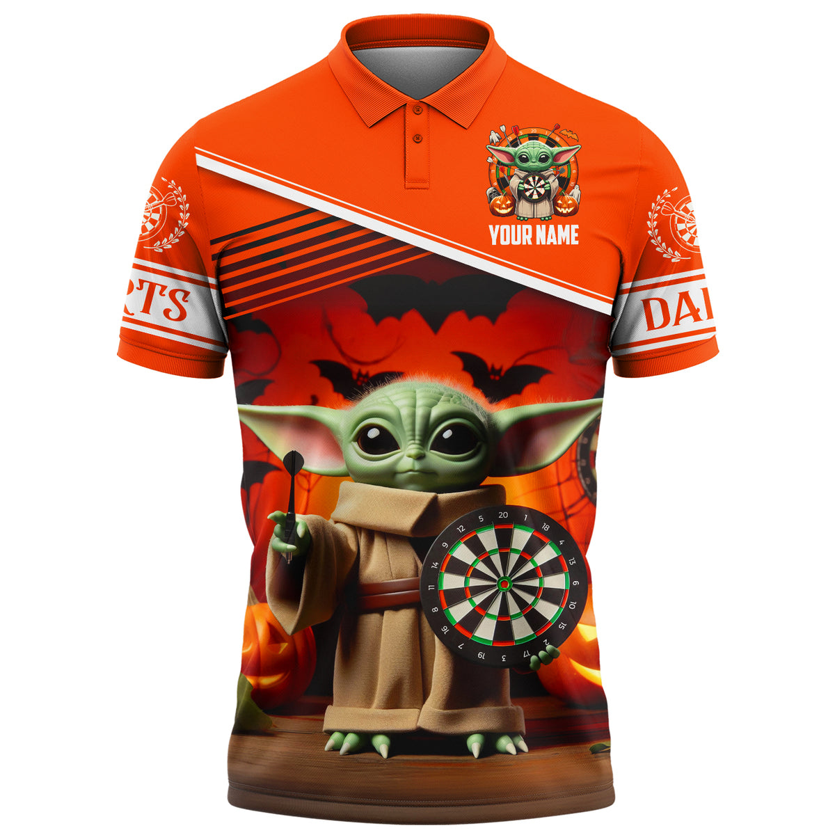 Personalized Name Yd Darts Halloween All Over Printed Unisex Shirt Q070803