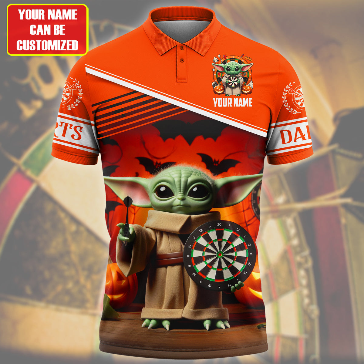 Personalized Name Yd Darts Halloween All Over Printed Unisex Shirt Q070803