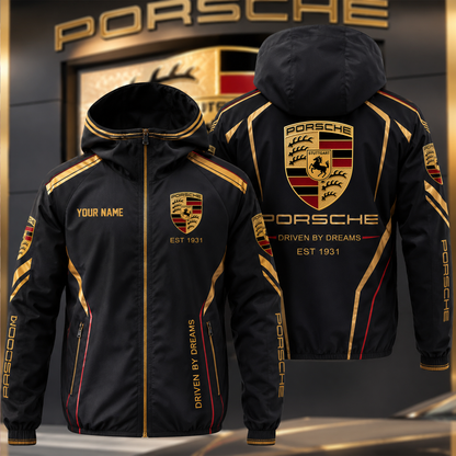 Personalized Pors Driven By Dreams 2026 Sport Windproof Rush Jacket
