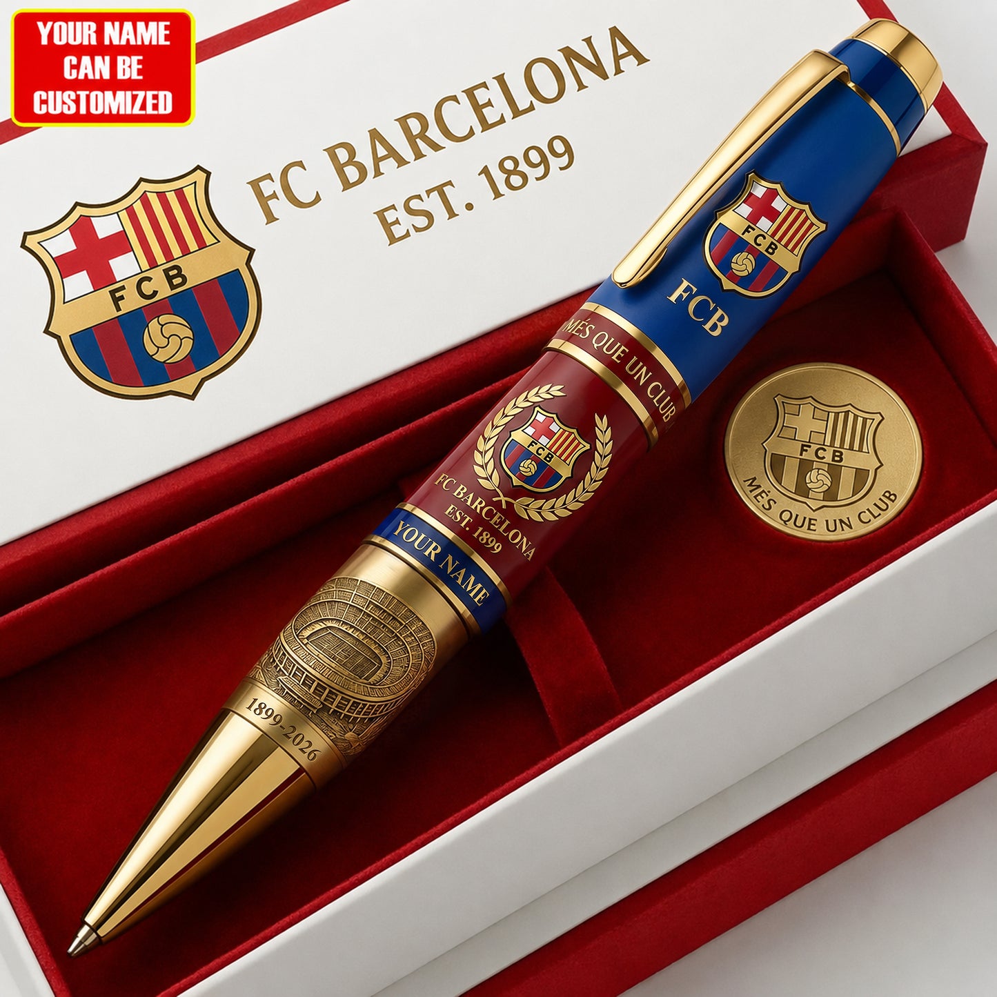 Barca FC 2026 Personalized Edition Luxury Ballpoint Pen (1899-2026)