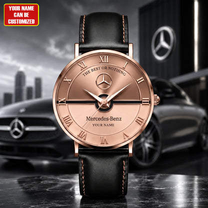 Personalized Merc Royal Heritage Leather Watch