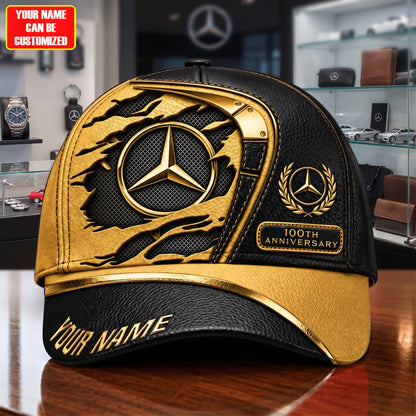 Personalized Merc Leather 100th Anniversary Classic Cap (1926-2026)