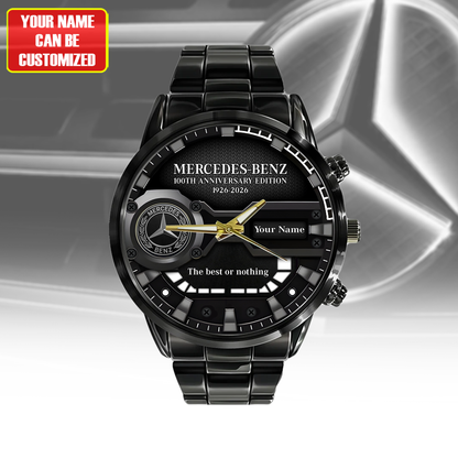 Merc 100th Anniversary Edition Luxury Stainless Steel Watch (1926-2026)