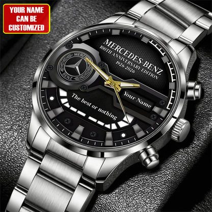 Merc 100th Anniversary Edition Luxury Stainless Steel Watch (1926-2026)