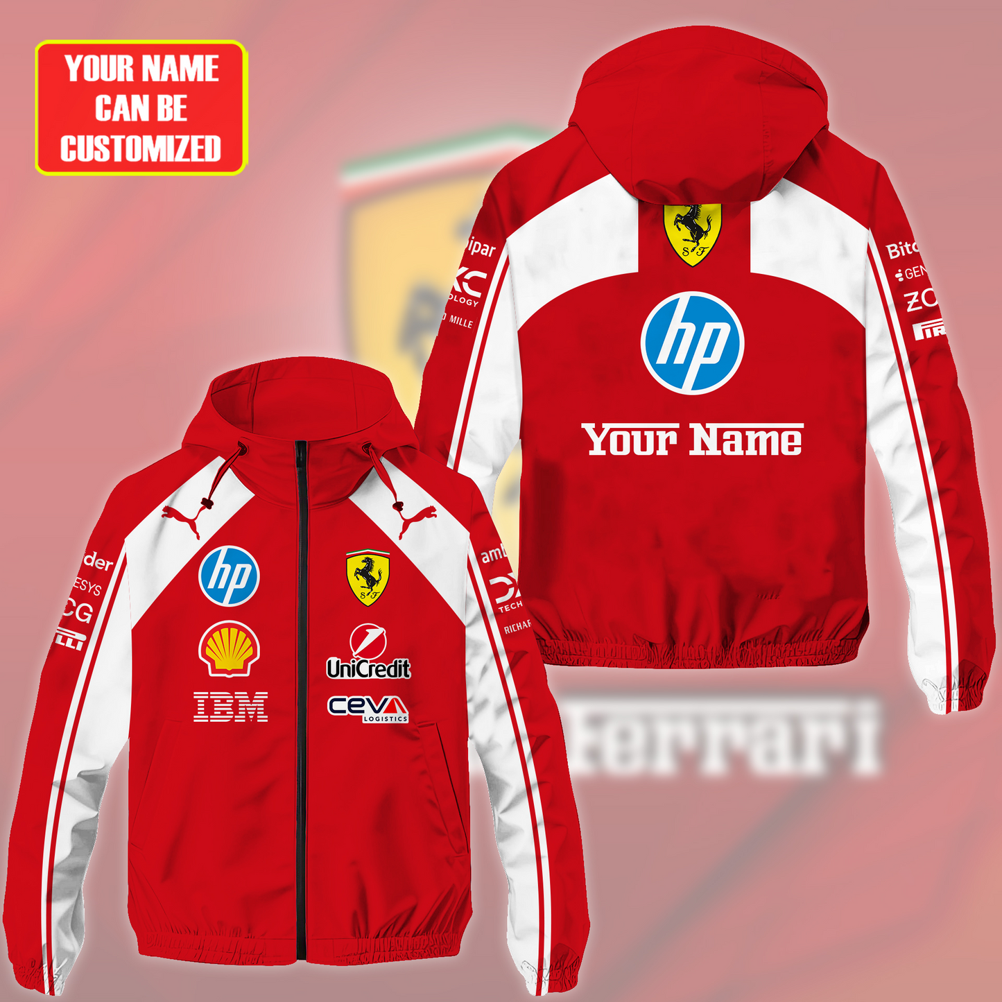 Personalized SF Racing 2026 Windproof Rush Jacket