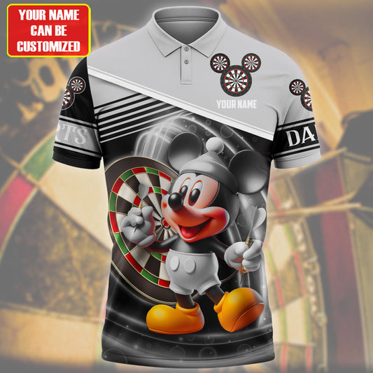 Personalized Name Mk Darts Q5 Black Version All Over Printed Unisex Shirt Q080403