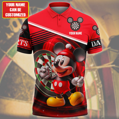 Personalized Name Mk Darts Q5 Red Version All Over Printed Unisex Shirt Q080403