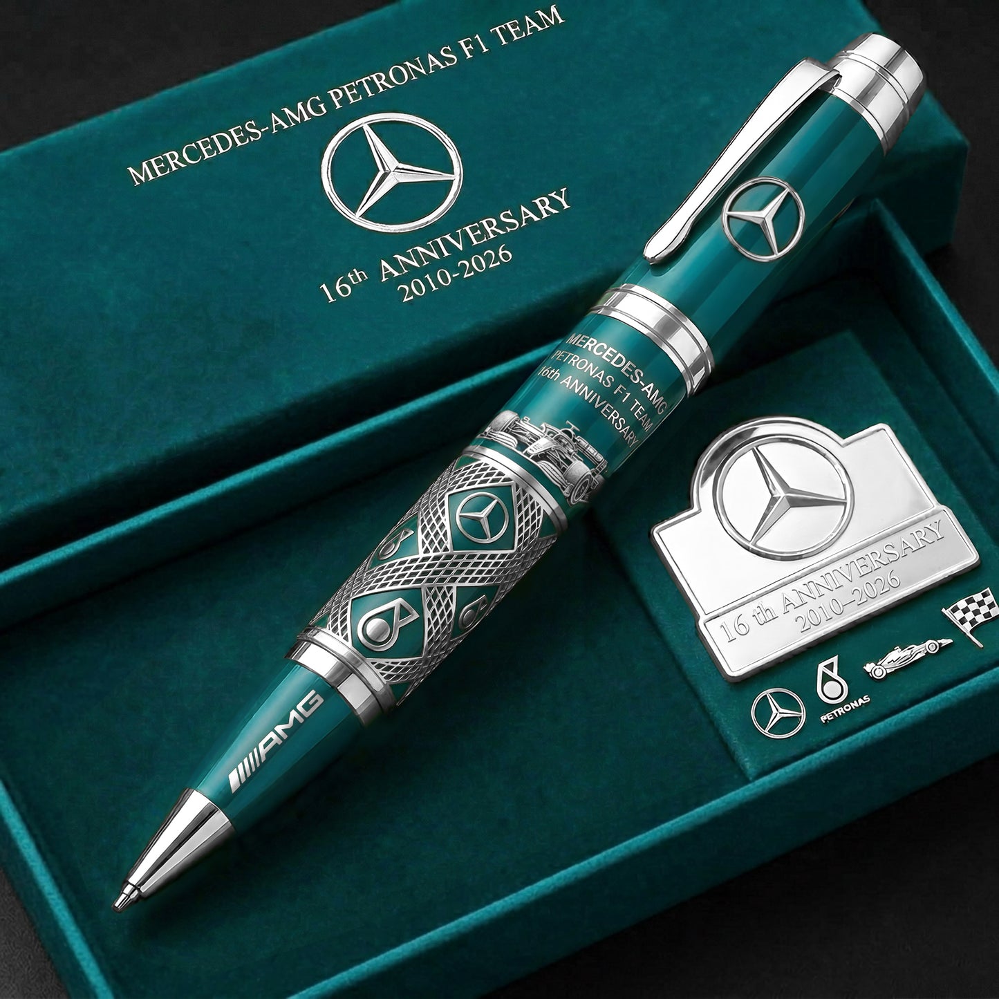 Merc AMG Petronas 16th Anniversary Edition Ballpoint Pen (2010-2026)