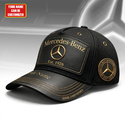 Personalized Merc Leather Vintage 100th Anniversary Classic Cap (1926-2026)
