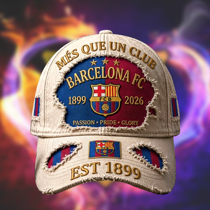 Barca FC Passion Pride Glory Denim Classic Cap (1899-2026)