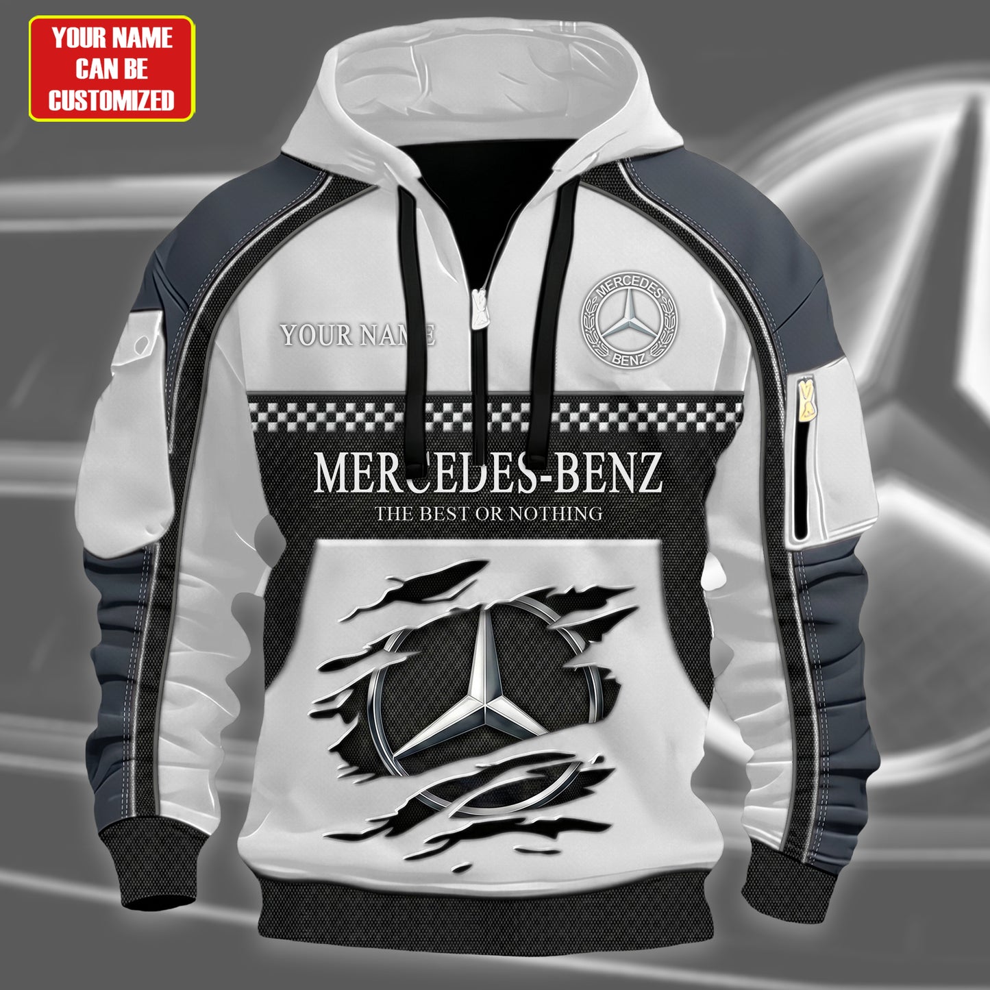 Personalized Merc The Best Or Nothing Zip-Hoodie Cotton Jacket