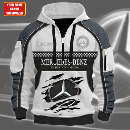 Personalized Merc The Best Or Nothing Zip-Hoodie Cotton Jacket