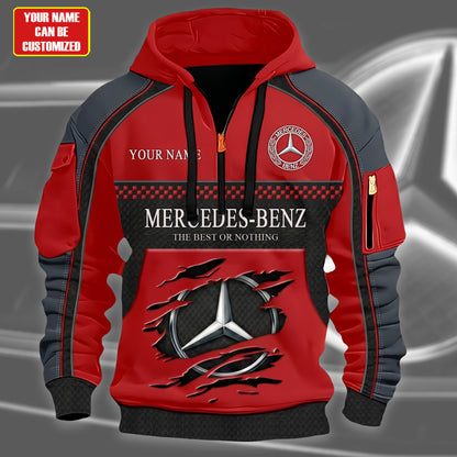 Personalized Merc The Best Or Nothing Zip-Hoodie Cotton Jacket