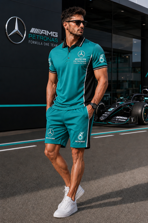 Personalized Merc AMG Petronas Sport All Over Printed Shirt