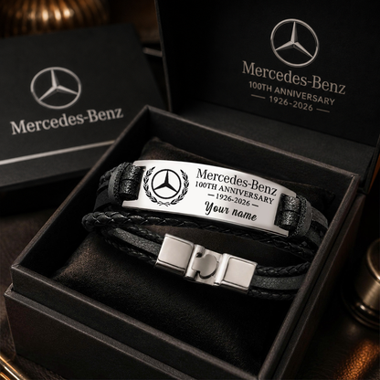 Merc 100th Anniversary Edition Personalized Handmade Bracelet Gift For Fans
