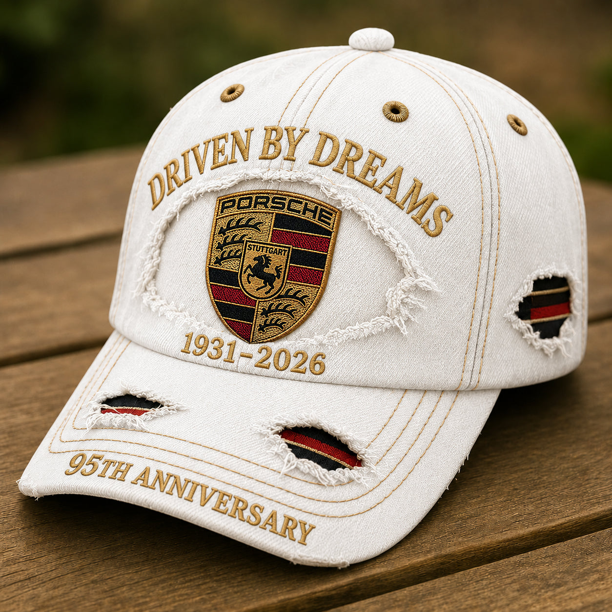 Personalized Pors Driven By Dreams Denim Classic Cap (1931-2026)