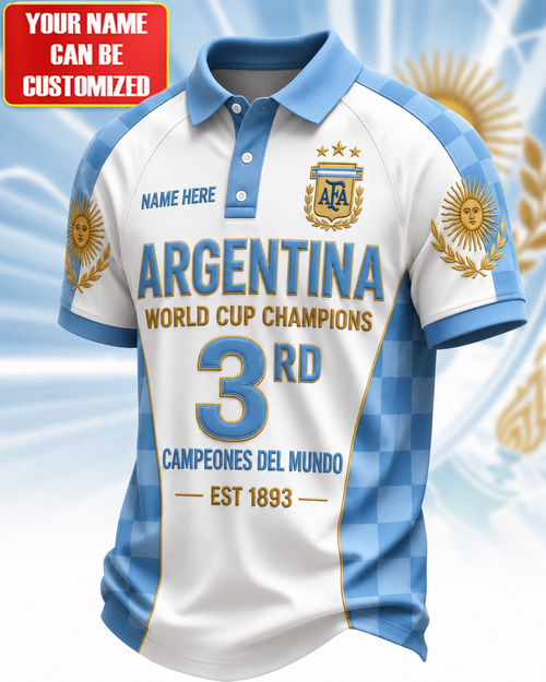 Personalized Argentina WC Sport 3D Full Printing Set ,Shirt , Hoodie , Short , Polo ,hawaii V3
