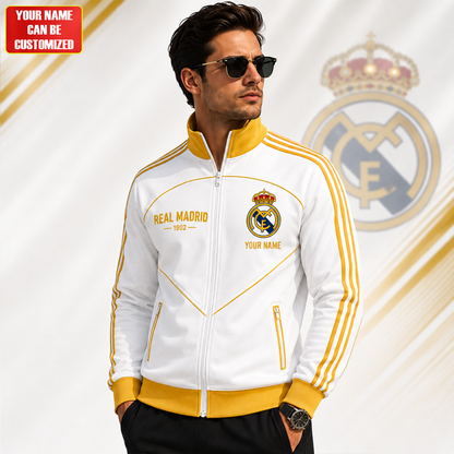 Personalized Real 1902 Sport Stand Collar Jacket
