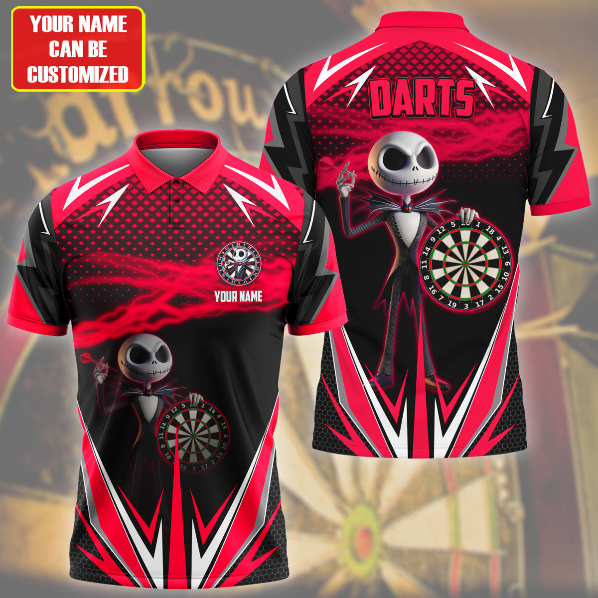 Personalized Name Js Darts Q3 All Over Printed Unisex Shirt Q080804