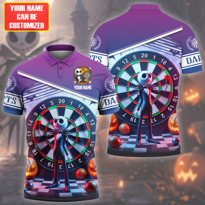 Personalized Name Js Darts Halloween All Over Printed Unisex Shirt Q080805