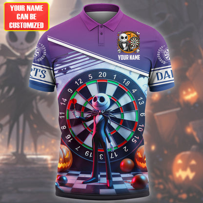 Personalized Name Js Darts Halloween All Over Printed Unisex Shirt Q080805