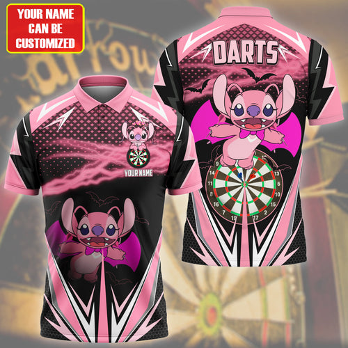 Personalized Name Angel Darts Halloween All Over Printed Unisex Shirt Q080807
