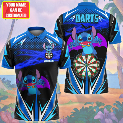 Personalized Name St Darts Halloween Q2 All Over Printed Unisex Shirt Q080806