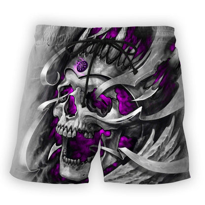 Personalized Name Purple Skull Darts All Over Printed Unisex Shirt Q080901