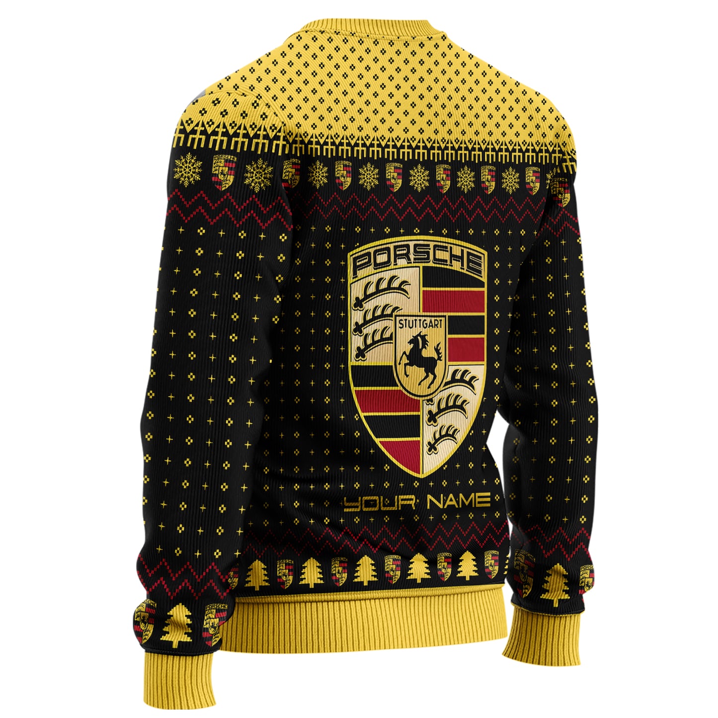 Personalized Pors Q2 Ugly Christmas Sweater , Unisex Wool Sweater