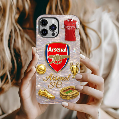 Arsenal FC Obscure- Personalized Arsenal Full Print Phone Case