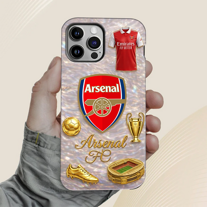 Arsenal FC Obscure- Personalized Arsenal Full Print Phone Case