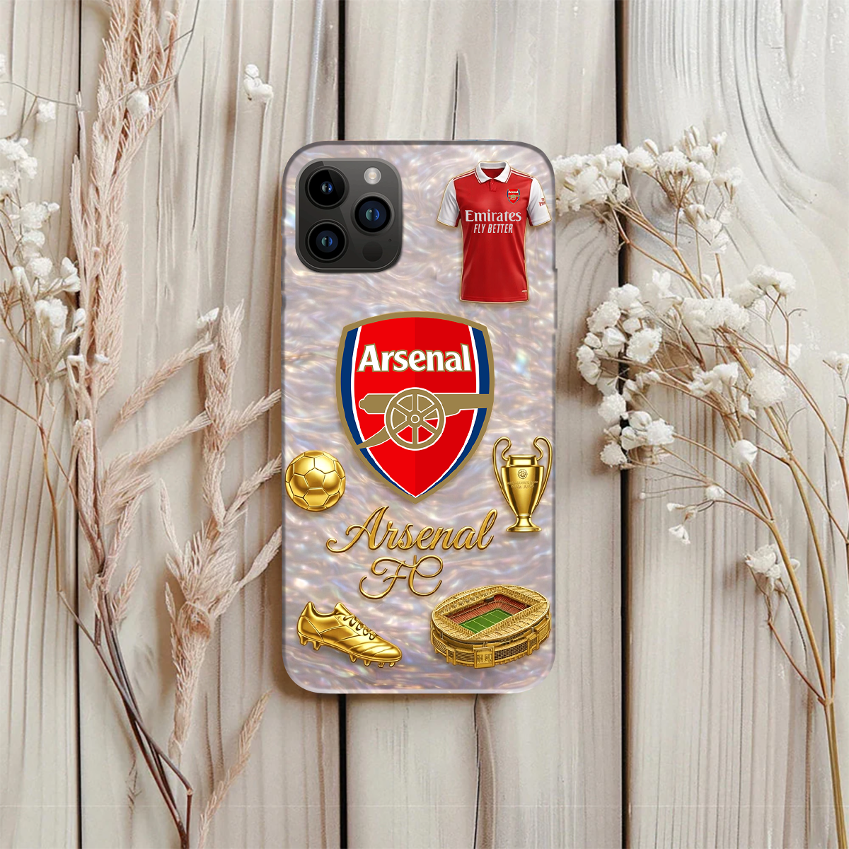 Arsenal FC Obscure- Personalized Arsenal Full Print Phone Case