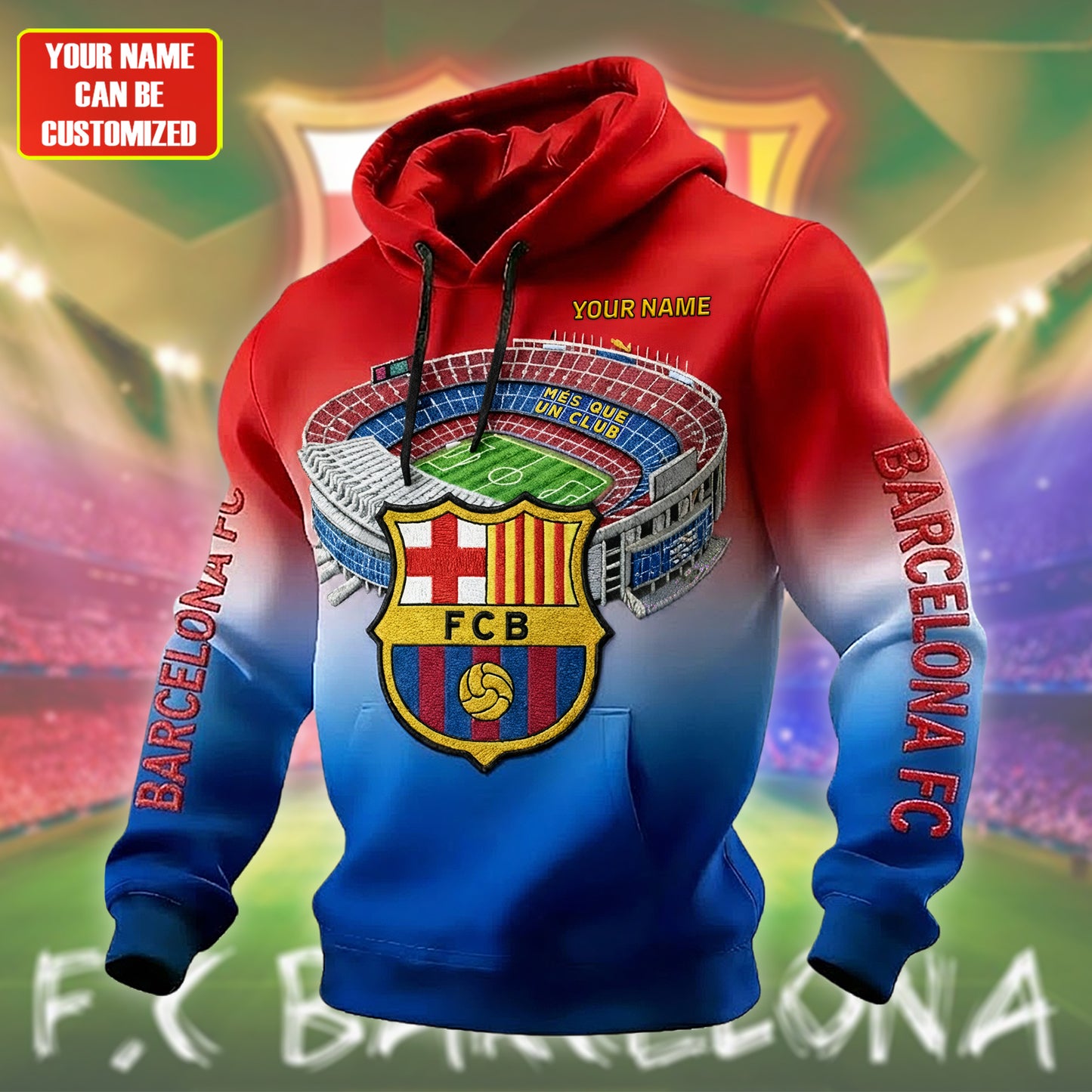 Personalized Barca Stadium Shirt , Set , Zipper Polo, Hoodie , Short , Polo , hawaii