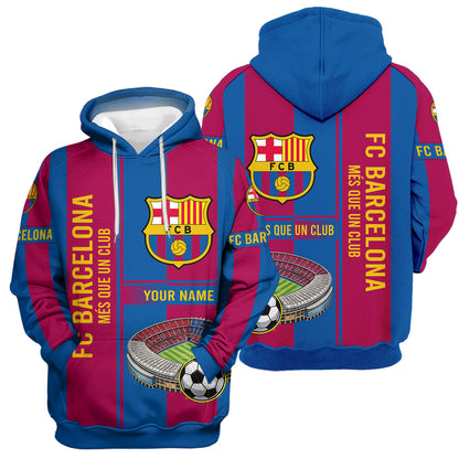 Personalized Barca Football Stadium Shirt , Set , Zipper Polo, Hoodie , Short , Polo , hawaii