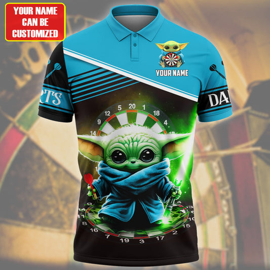 Personalized Name Yd Darts Q4 Teal Version All Over Printed Unisex Shirt Q090303