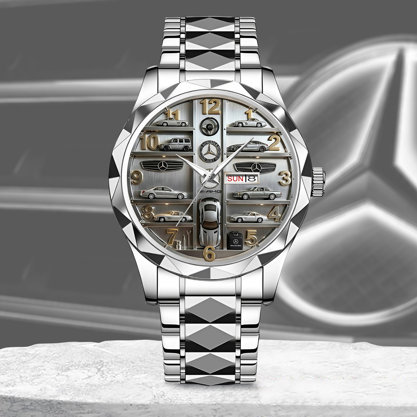 Personalized Merc Limited Alloy Charley Watch