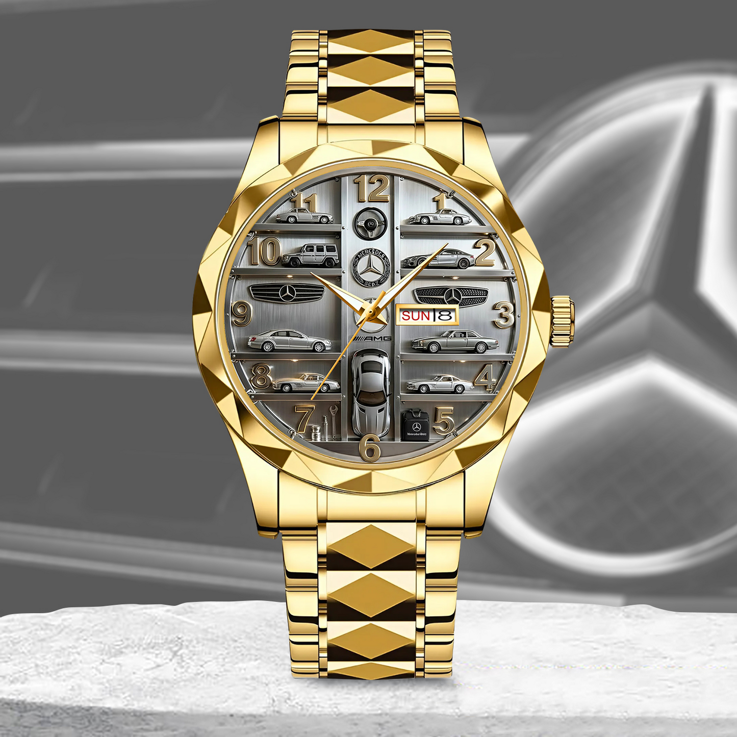 Personalized Merc Limited Alloy Charley Watch