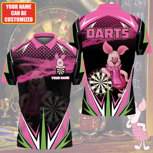 Personalized Name PL Darts All Over Printed Unisex Shirt Q090402