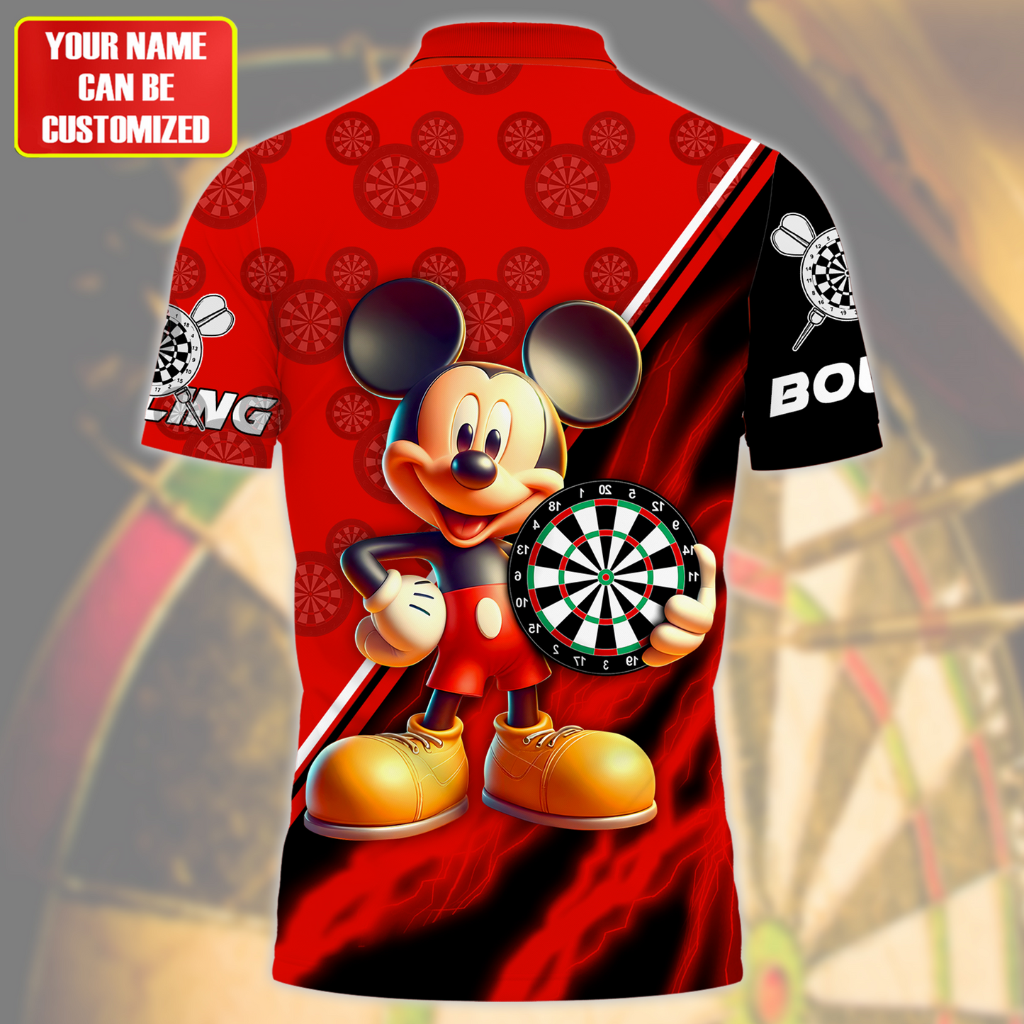 Personalized Name Mk Darts Q7 All Over Printed Unisex Shirt Q090506