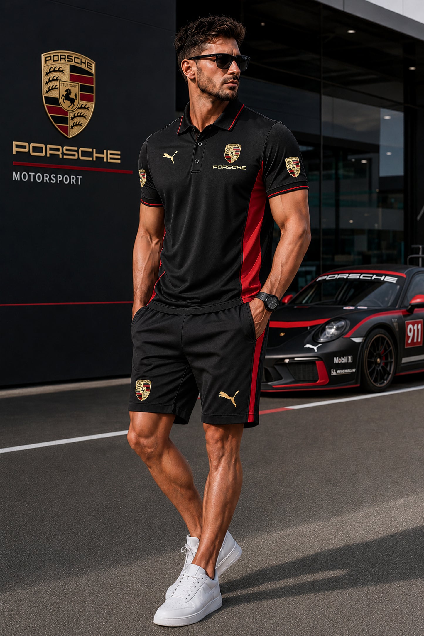 Personalized Pors x PM Sport All Over Printed Shirt