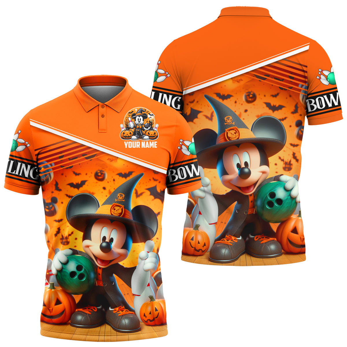 Personalized Mk Bowling Halloween All Over Printed Unisex Shirt Q090801