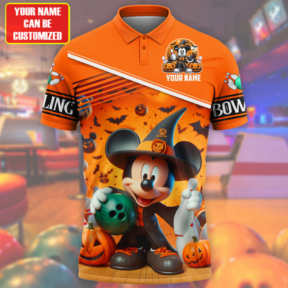 Personalized Mk Bowling Halloween All Over Printed Unisex Shirt Q090801