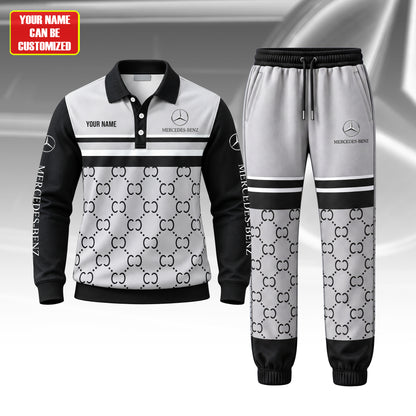 Personalized Merc Signature All Over Printed Sweater and Sweatpants Set