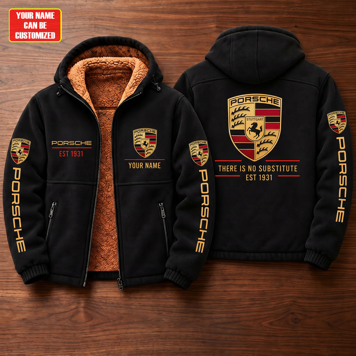 Personalized Pors There Is No Substitute Warm Fleece Jacket